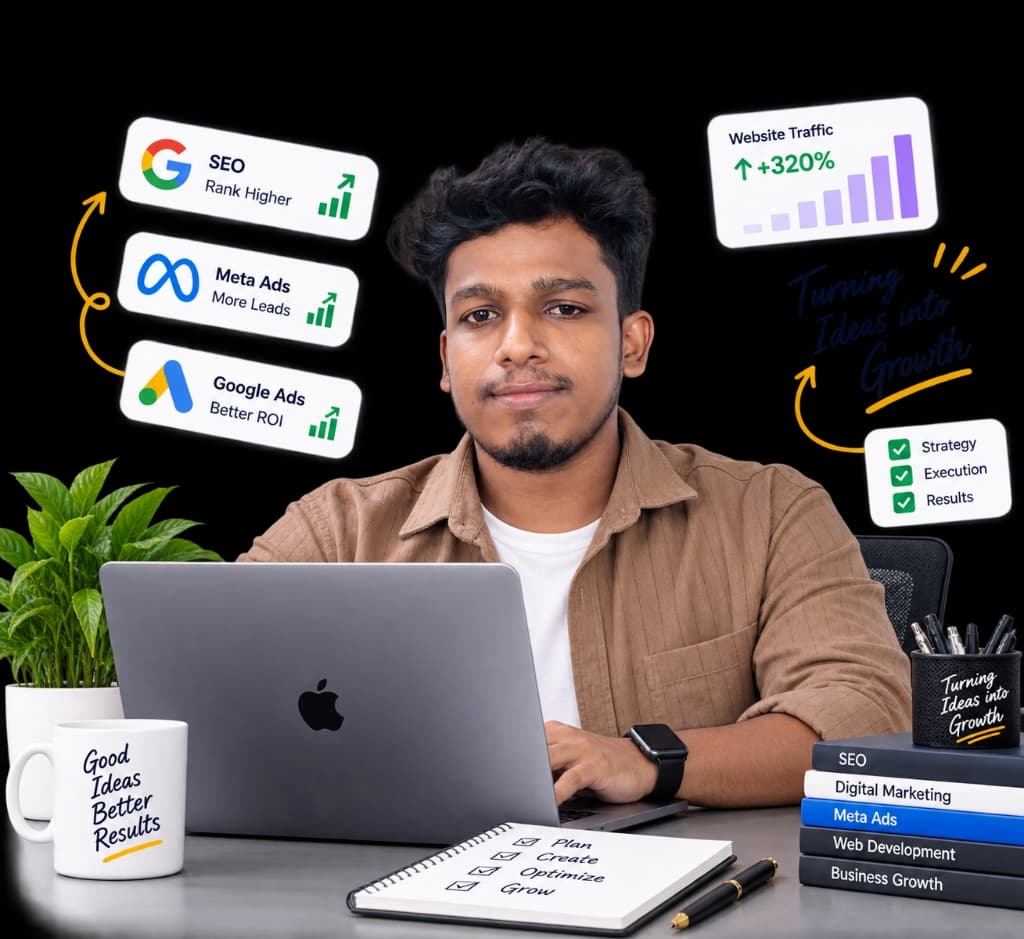 Arul — SEO Specialist & Growth Partner at work